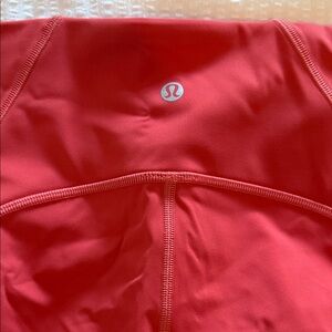 Lululemon Red Cropped Leggings